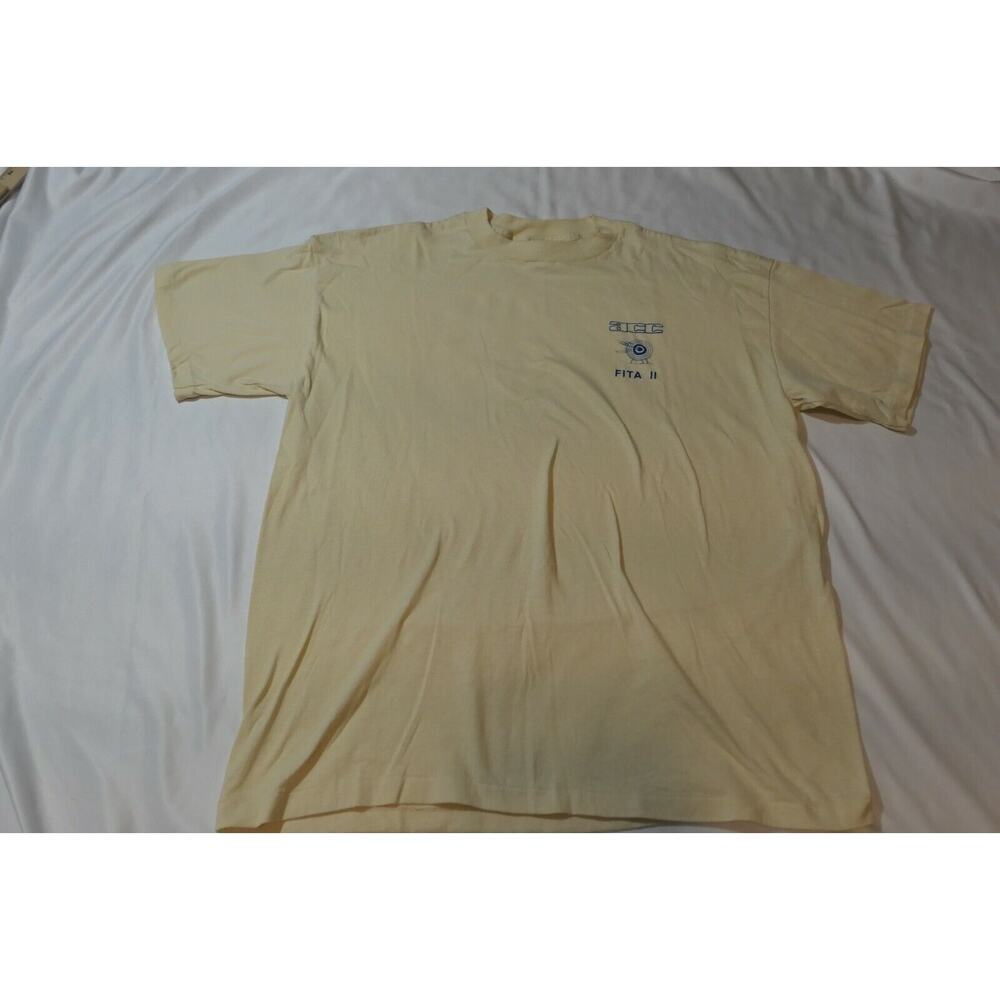 Vintage 80s ACC Atlantic Cape ARCHERY TEAM FITA II t-shirt 3XL